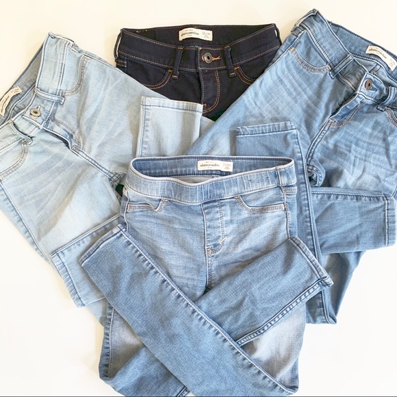 abercrombie kids Other - Lot of 4 Abercrombie Kids Girls Jeans